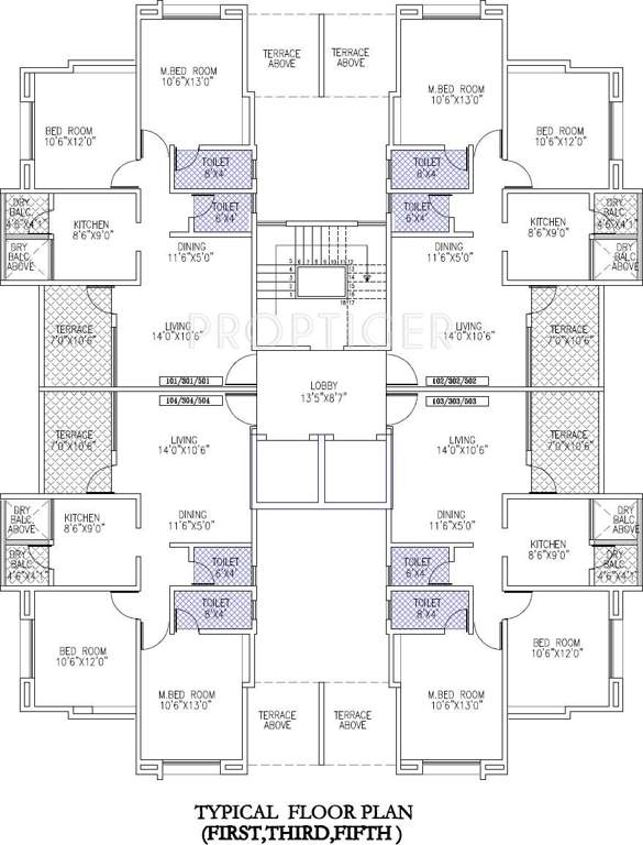 Images for Cluster Plan of Shah Bafna Associates Costa Blanca