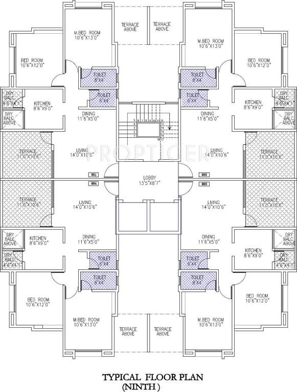 Images for Cluster Plan of Shah Bafna Associates Costa Blanca