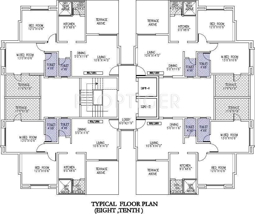 Images for Cluster Plan of Shah Bafna Associates Costa Blanca