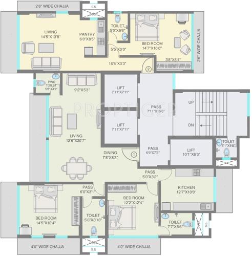 Images for Cluster Plan of Kamala Aqua Marine