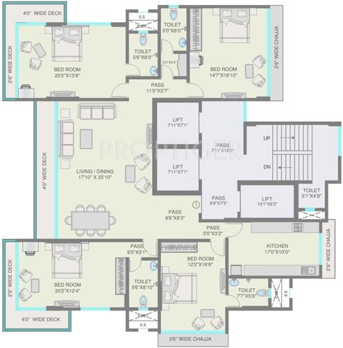 Images for Cluster Plan of Kamala Aqua Marine