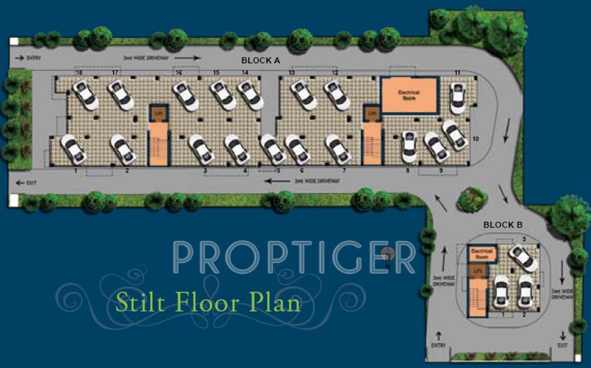 Images for Cluster Plan of Jones Blossom Apartments