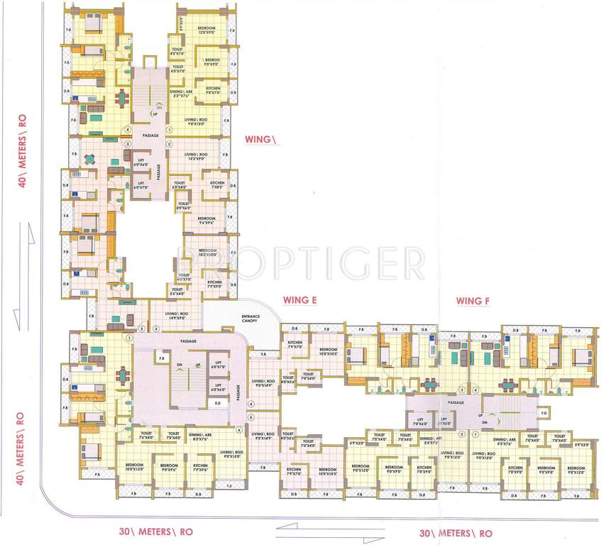  greens Images for Layout Plan of Shree Shakun Greens