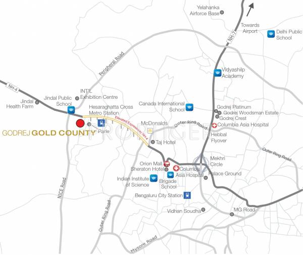 Images for Location Plan of Godrej Gold County