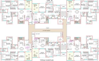  rachana-bella-casa-royale-tower-o Alina Cluster Plan