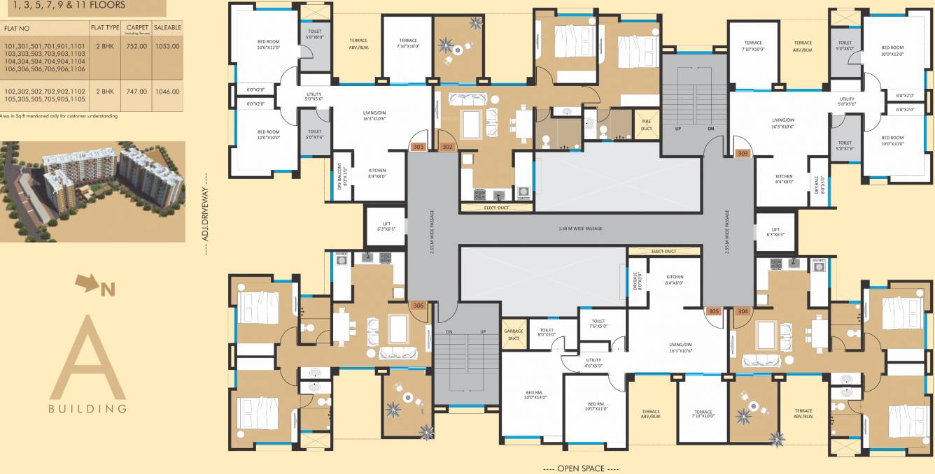 Images for Cluster Plan of Bhandari Vermont