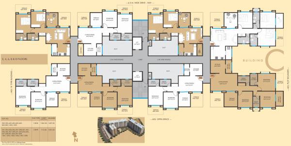 Images for Cluster Plan of Bhandari Vermont