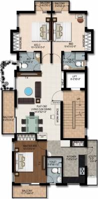 devinarayan petra Petra Cluster Plan for 2nd & 3rd Floor