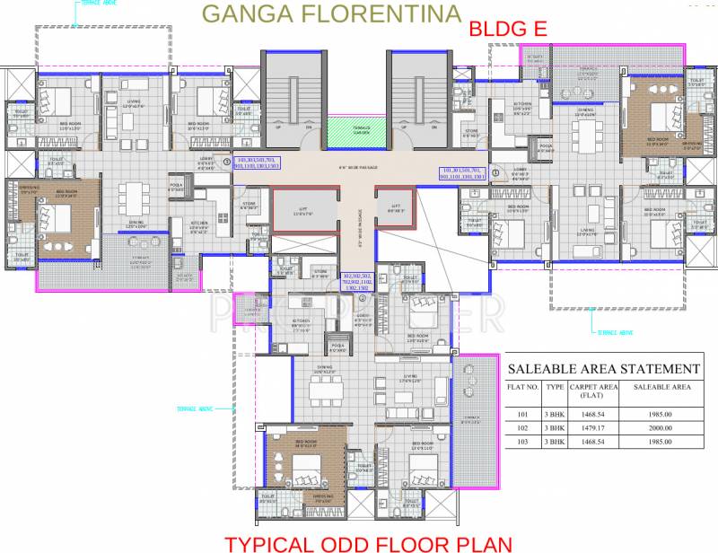 Images for Cluster Plan of Goel Ganga Florentina