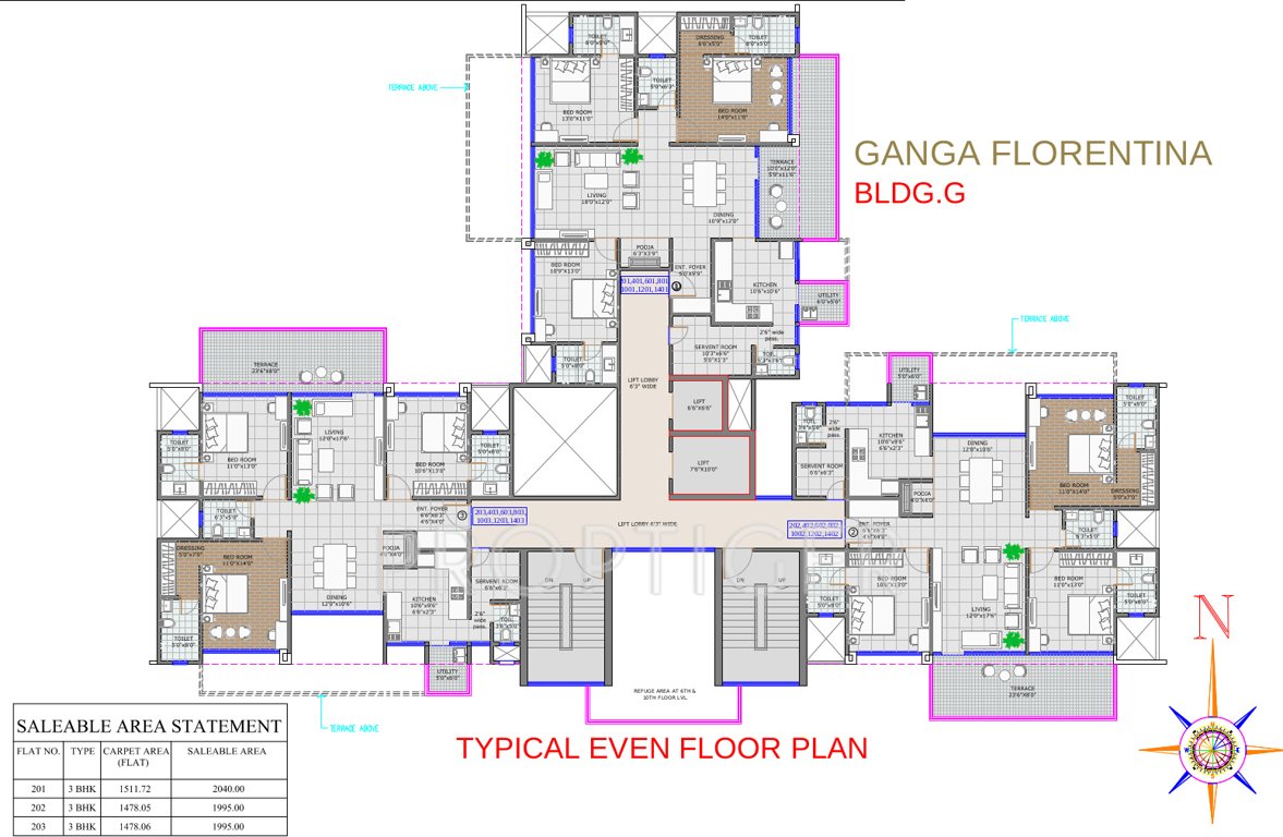 Images for Cluster Plan of Goel Ganga Florentina