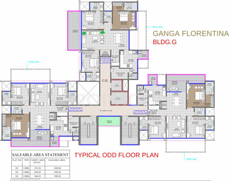 Images for Cluster Plan of Goel Ganga Florentina