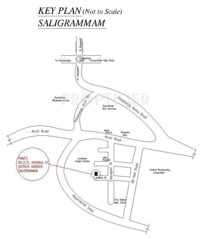 Images for Location Plan of Firm Sai Subiksham