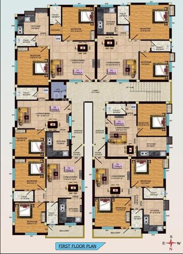 Images for Cluster Plan of KVR Builders Ganga Cauvery