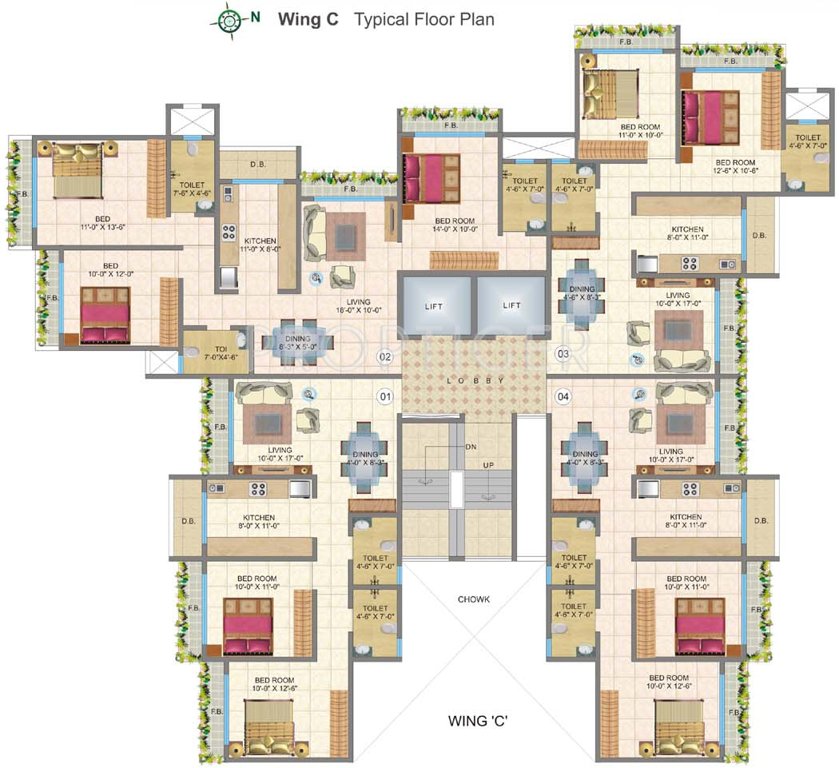 Images for Cluster Plan of Chheda New Gagangiri