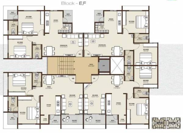 Images for Cluster Plan of Desai Anand Square