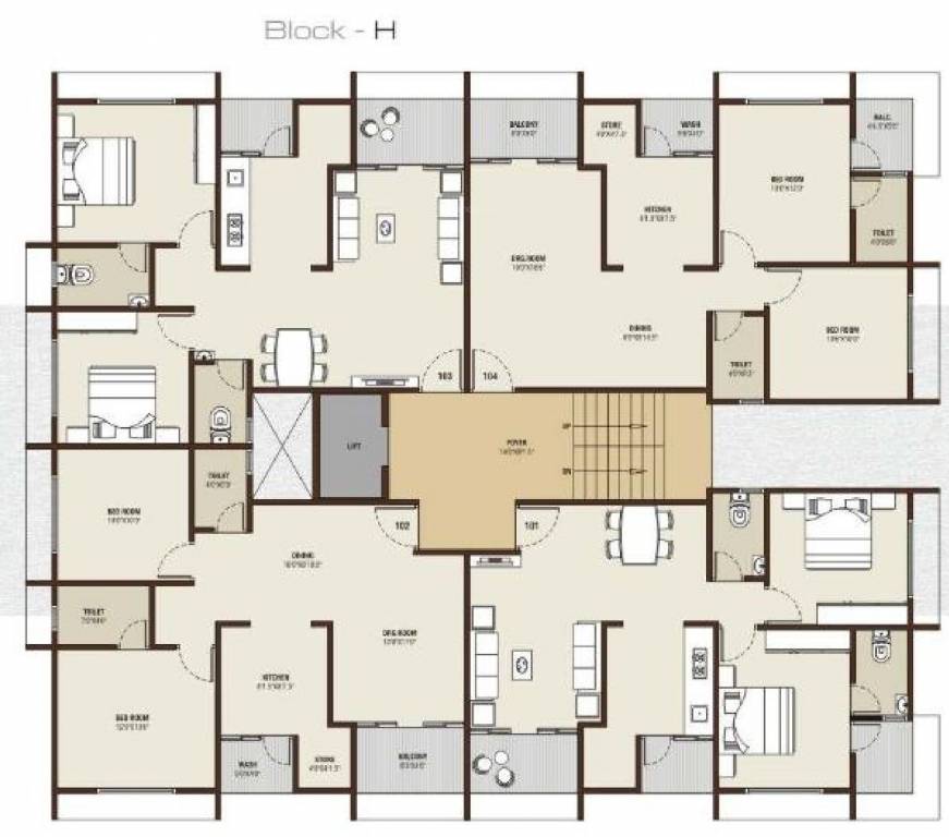 Images for Cluster Plan of Desai Anand Square