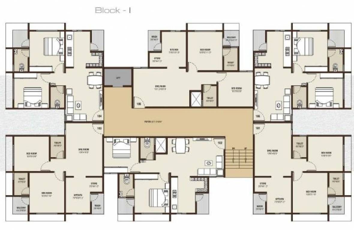 Images for Cluster Plan of Desai Anand Square