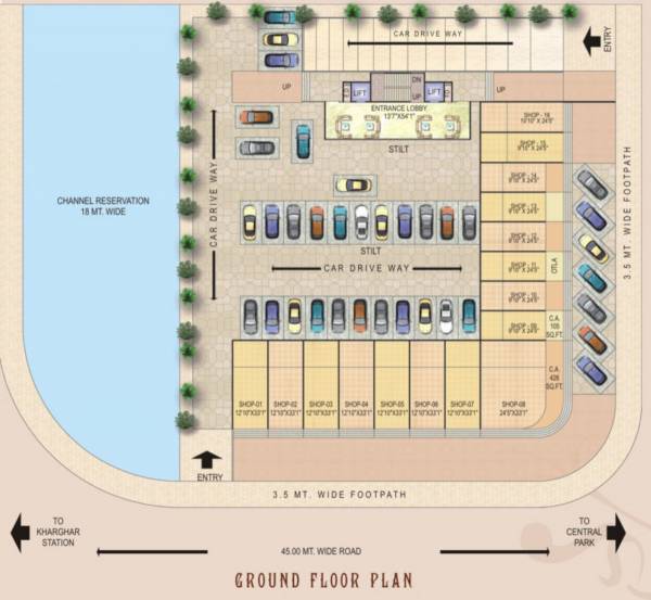  luxuria Single Block Cluster Plan