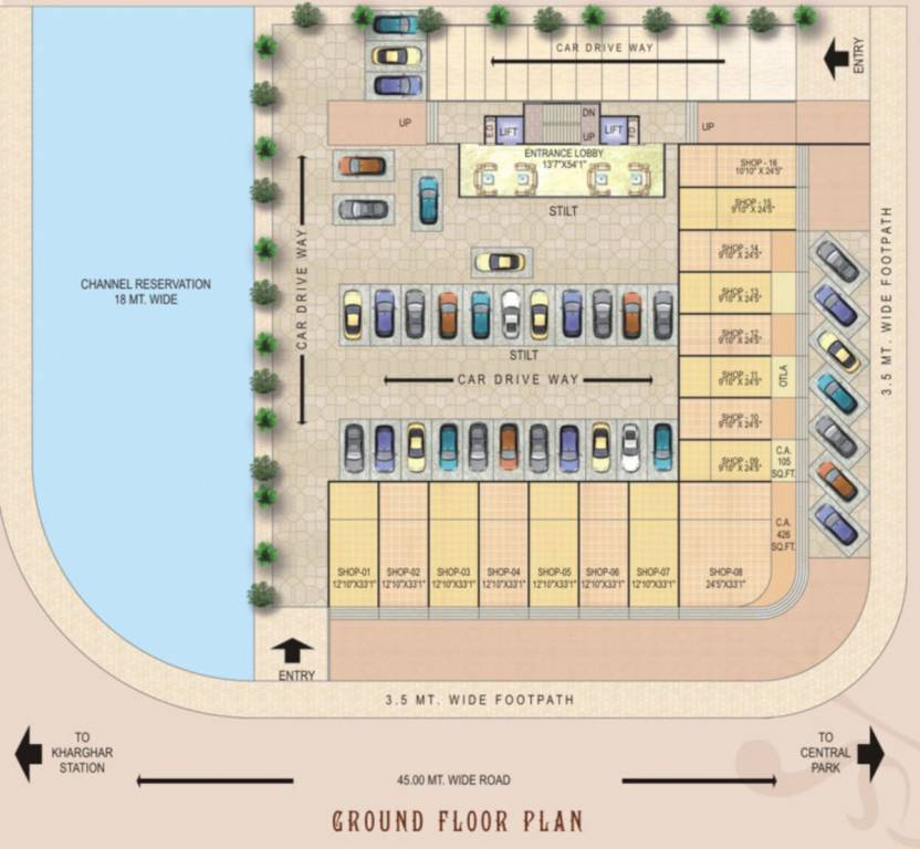  luxuria Single Block Cluster Plan