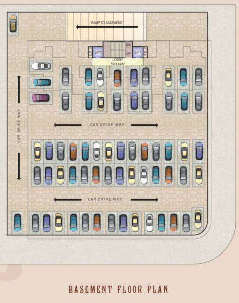  luxuria Single Block Cluster Plan