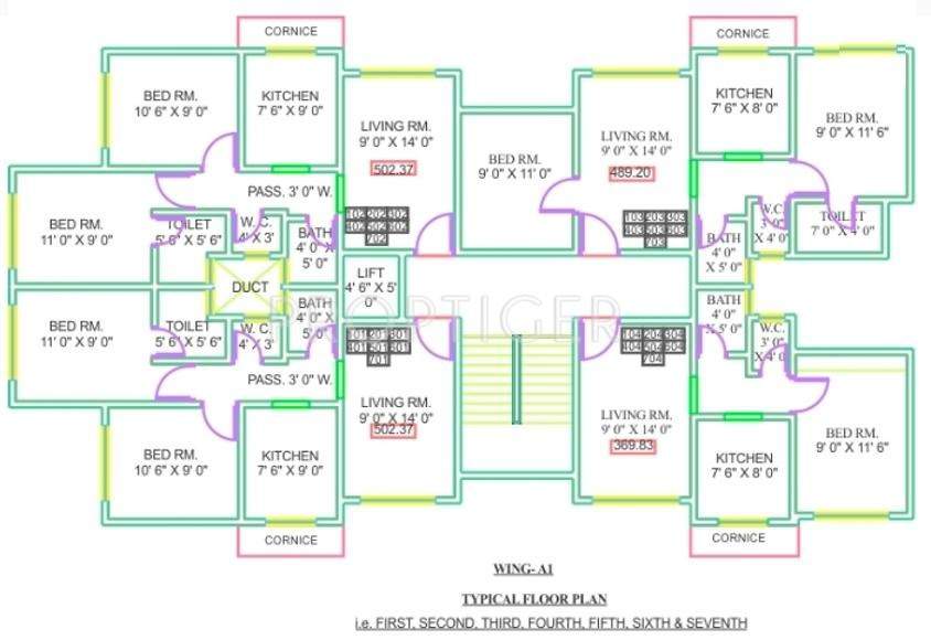 Images for Cluster Plan of Panvelkar Sankul