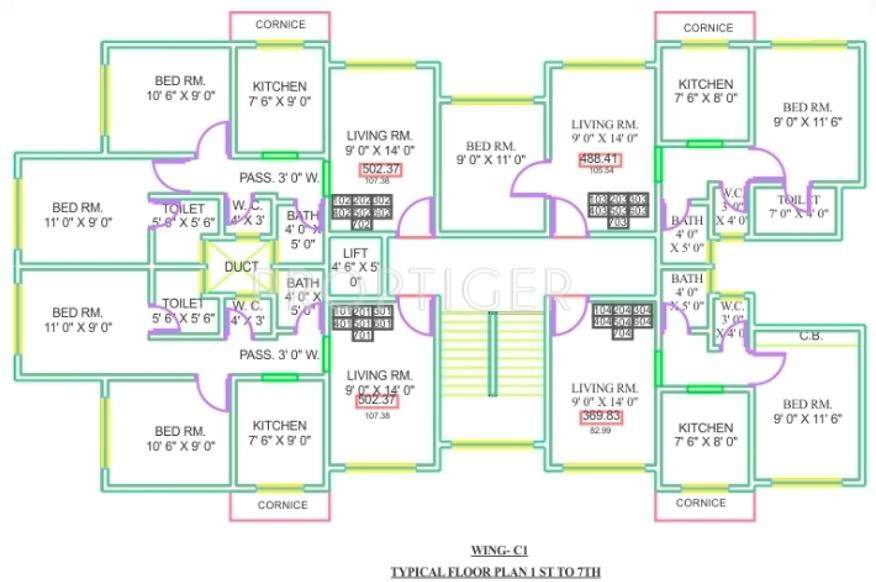  sankul Images for Cluster Plan of Panvelkar Sankul