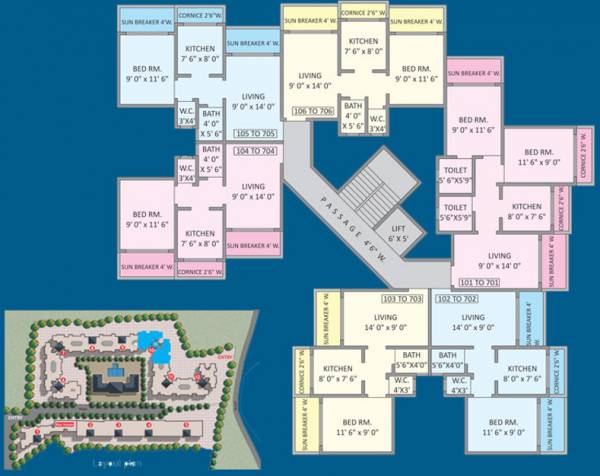 Images for Cluster Plan of Panvelkar Heights