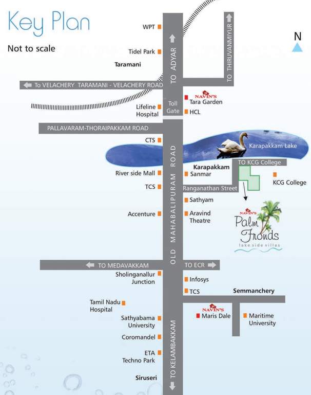  palm fronds Images for Location Plan of Navin Palm Fronds