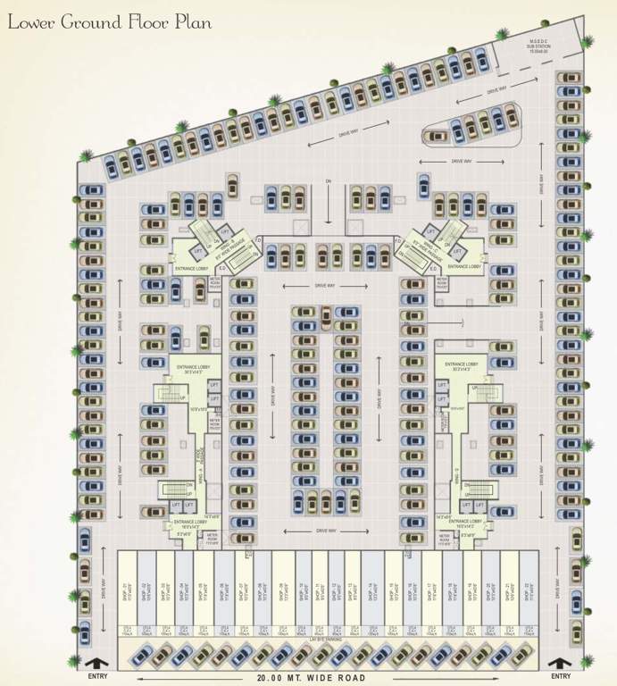  amar harmony Images for Cluster Plan of Gami Amar Harmony