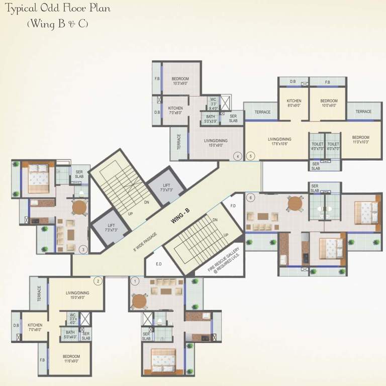  amar harmony Images for Cluster Plan of Gami Amar Harmony