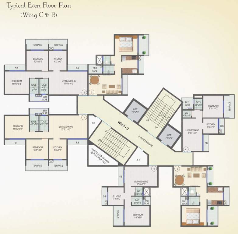  amar harmony Images for Cluster Plan of Gami Amar Harmony