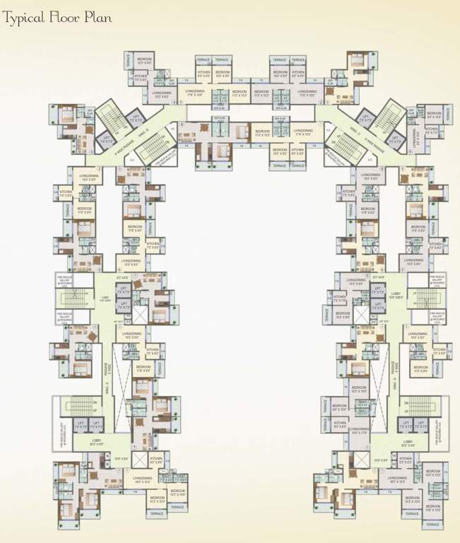  amar harmony Images for Cluster Plan of Gami Amar Harmony