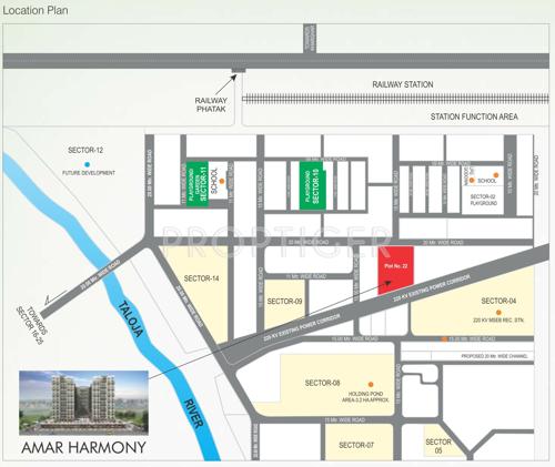  amar-harmony Images for Location Plan of Gami Amar Harmony