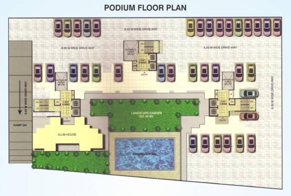  heights Tower 1 Cluster Plan