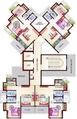  hill-park Images for Cluster Plan of Proviso Builders Hill Park
