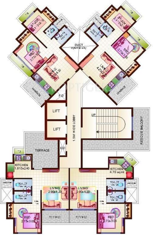  hill park Images for Cluster Plan of Proviso Builders Hill Park