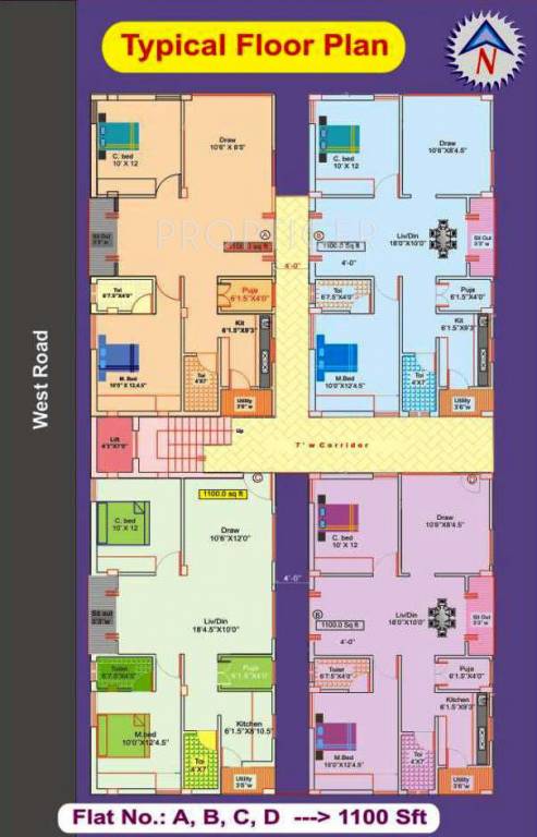 Images for Cluster Plan of Abhinandana Kuteer