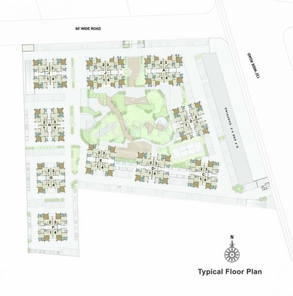 al-burooj Block A Cluster Plan
