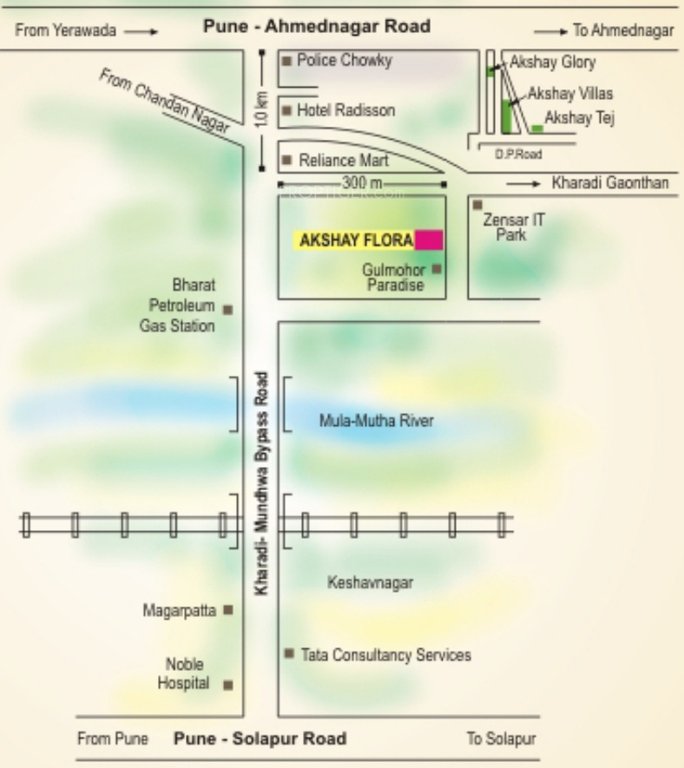 Images for Location Plan of A P Bhandari Akshay Flora