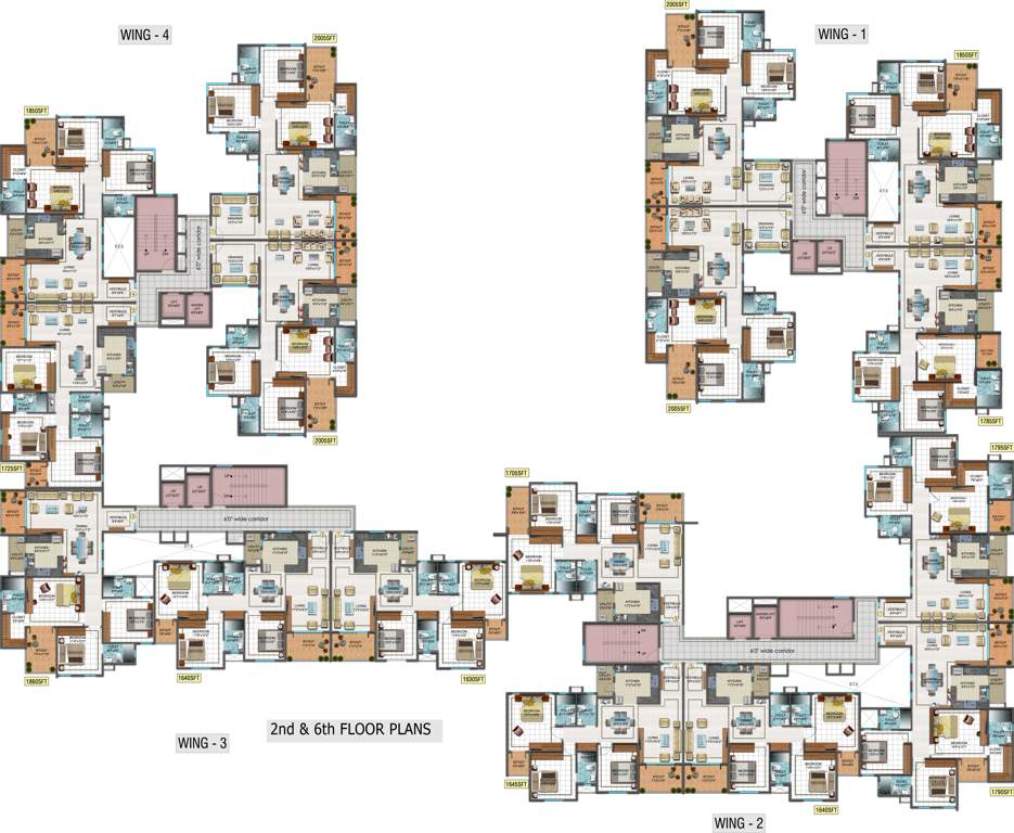  sunrise towers Images for Cluster Plan of DSR Sunrise Towers