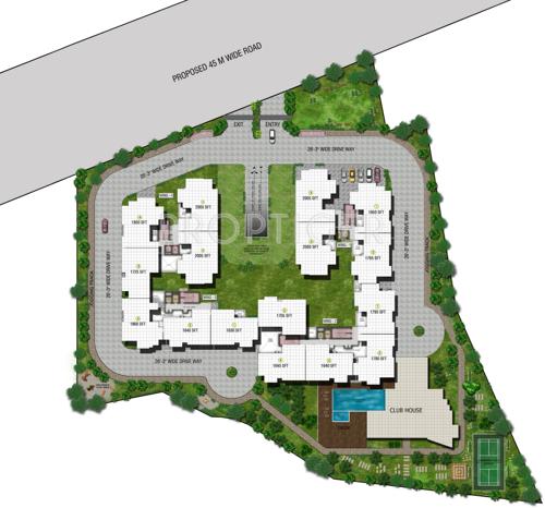  sunrise-towers Images for Layout Plan of DSR Sunrise Towers