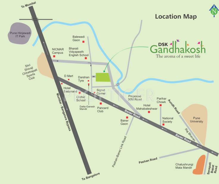 Images for Location Plan of DSK Gandhakosh
