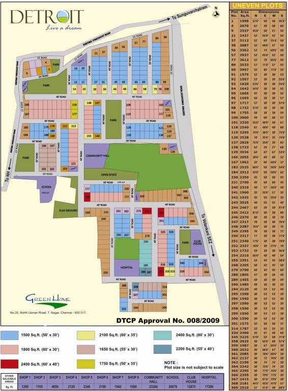 Images for Layout Plan of Green Detroit