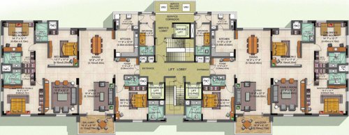 Images for Cluster Plan of Prestige Edwardian