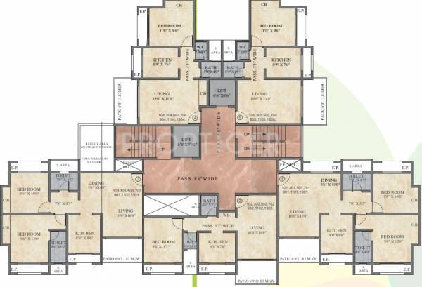 Images for Cluster Plan of MS Vrindavan Shrushti