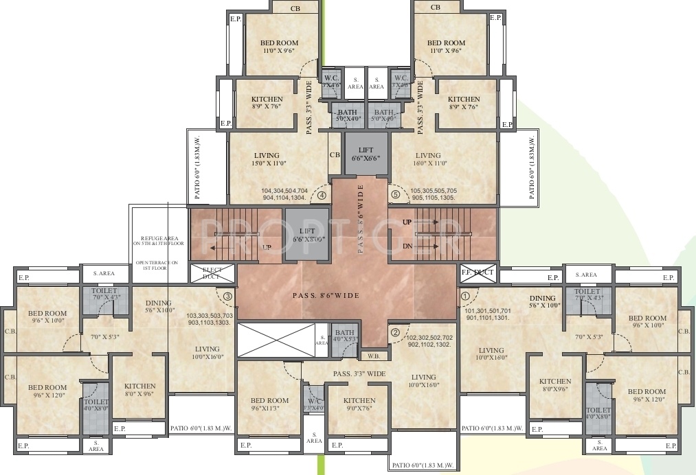 Images for Cluster Plan of MS Vrindavan Shrushti