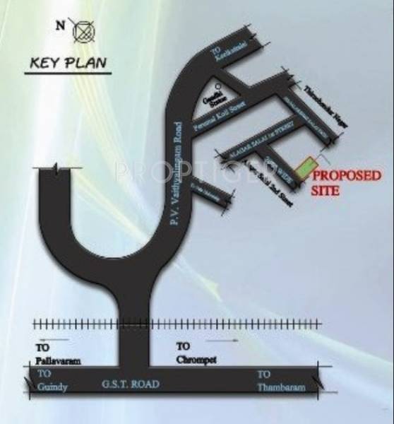 guna-builders pallavaram-flats Location Plan