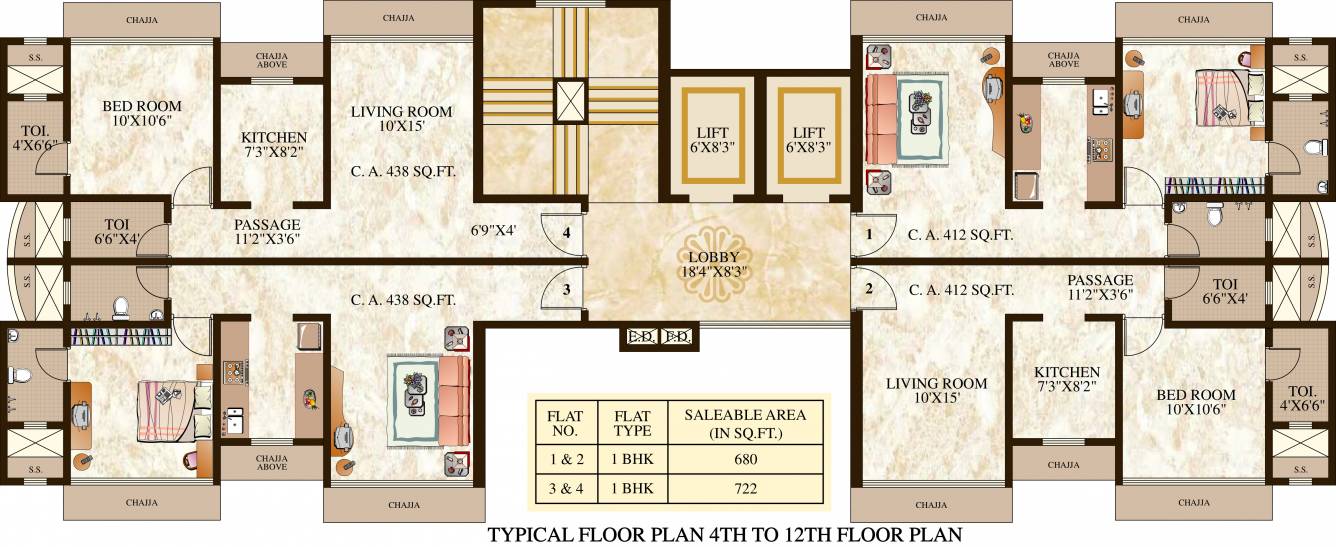 acropolis Images for Cluster Plan of Manthan Acropolis