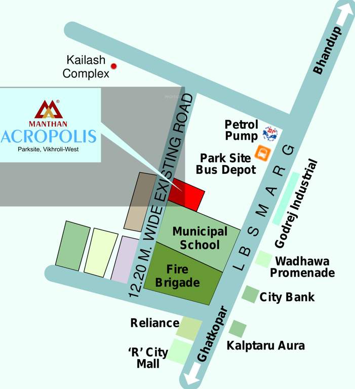 acropolis Images for Location Plan of Manthan Acropolis