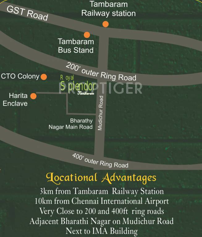 Images for Location Plan of Manju Royal Splendor